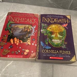 INKHEART By Cornelia Funke Scholastic Book Duo paperback covers